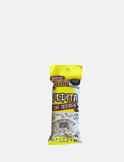 snack de pepitas de calabaza con cáscara
